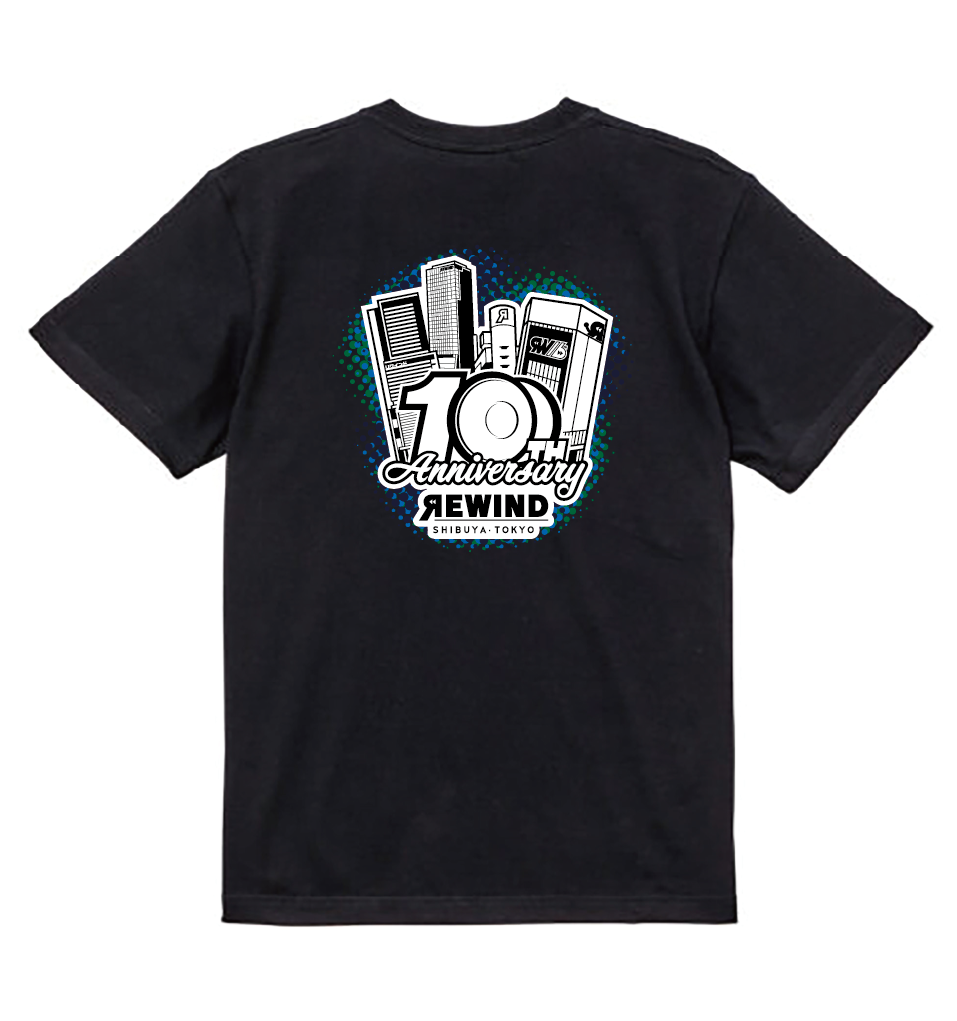 【予約注文】REWIND 16周年ロゴ Tシャツ