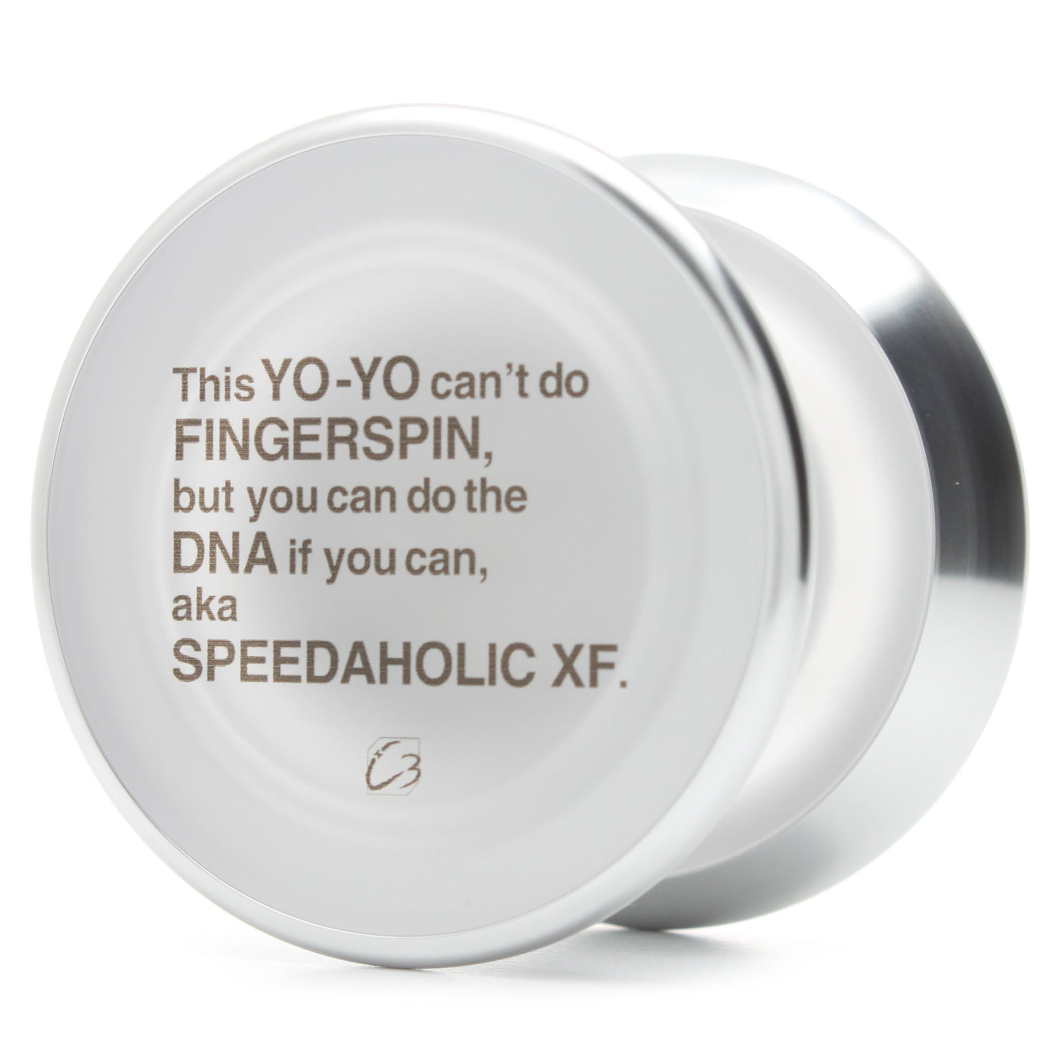 THIS YOYO CAN’T DO FINGERSPIN, BUT YOU CAN DO DNA IF YOU CAN. aka スピーダホリックXF