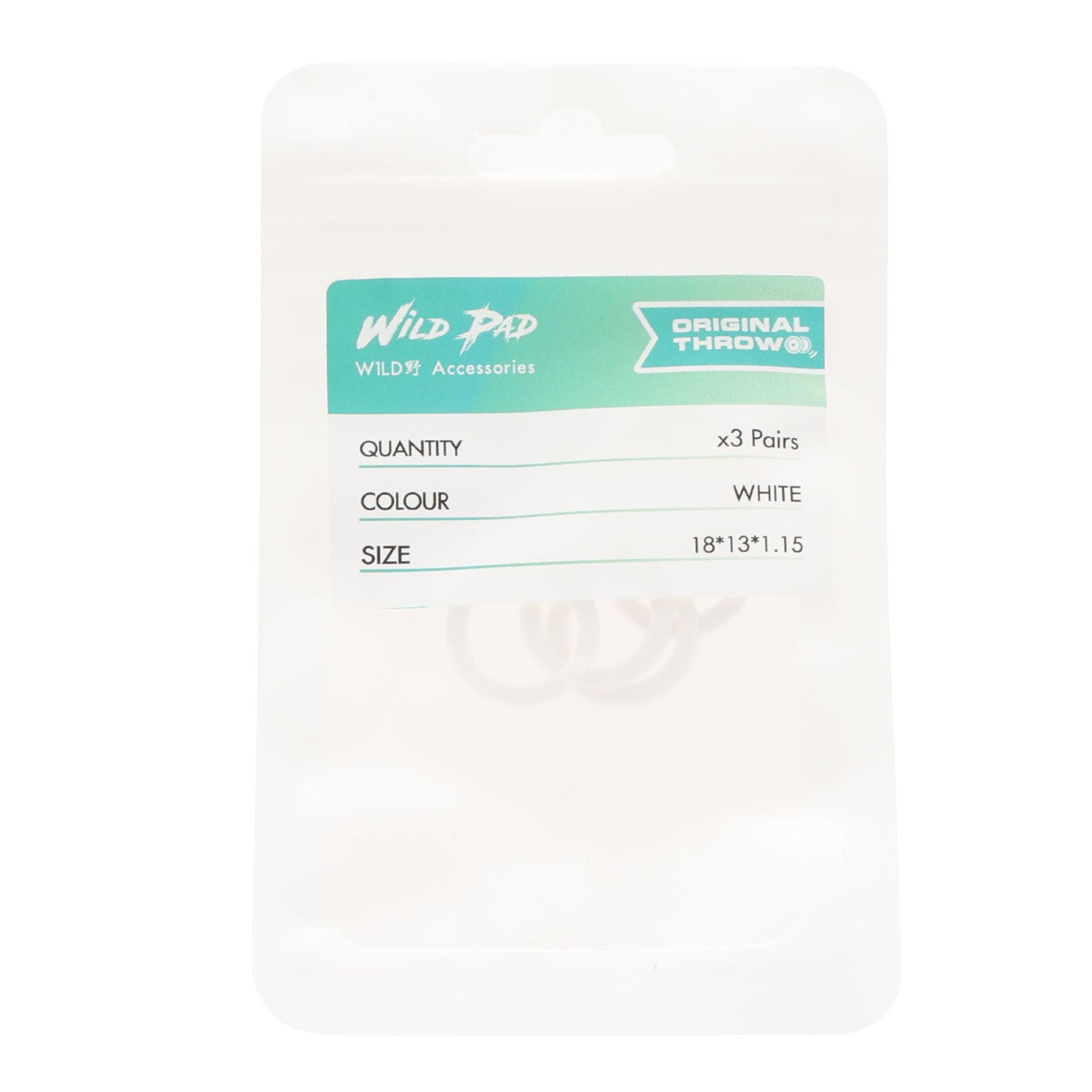 W1LD パッド (サイズD用) ホワイト (6枚3組)