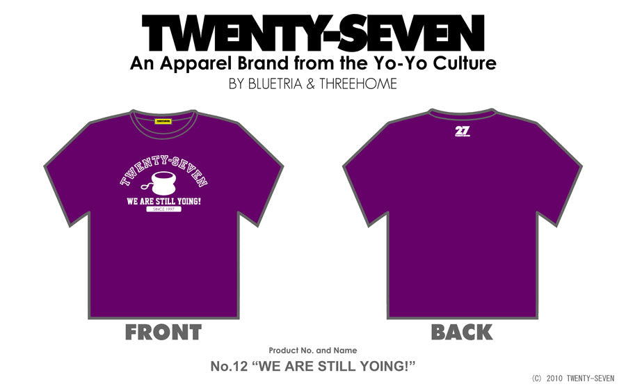 No.12 We are still Yoing! (Purple-White)
