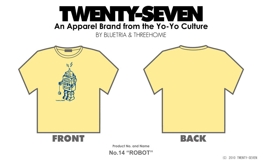 No.14 Robot (Yellow-Dark Blue)