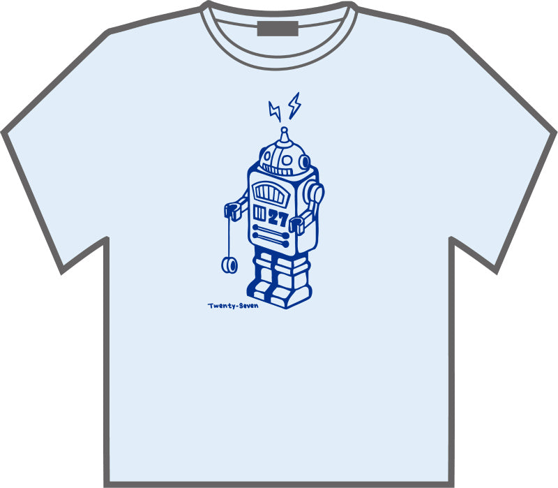 No.14 Robot (Light Blue-Violet)