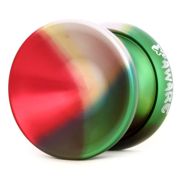 Silver / Red / Green
