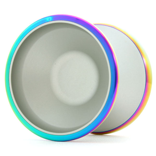 Silver / Rainbow Rim