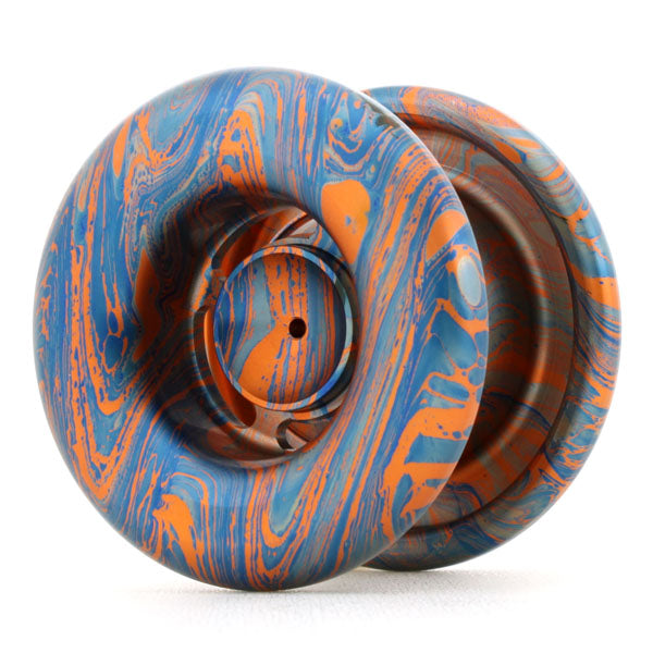 Blue and Orange Swirl