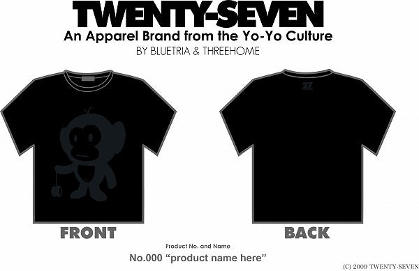 No.1 Yo-Yo Monkey (Black-Shiny Black)