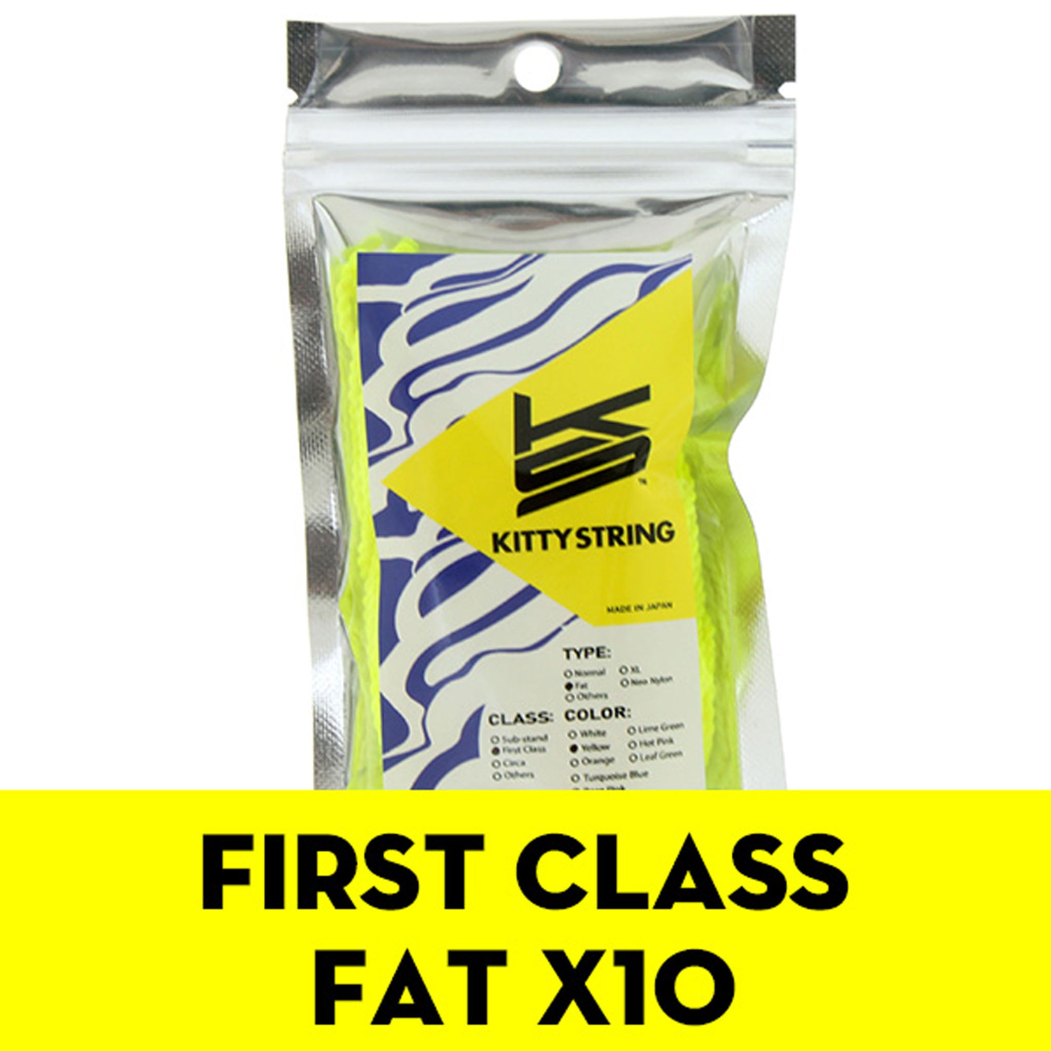 Kストリング (ポリ100) ファーストクラス ファット x10