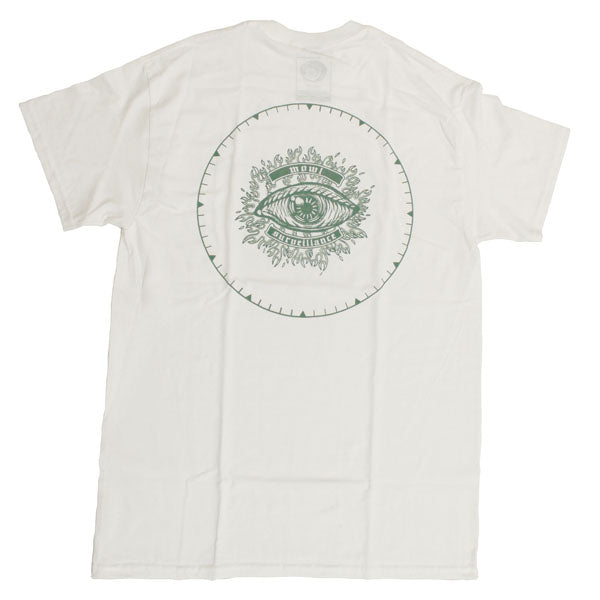 mowl サーベイランス ロゴ Tシャツ (ホワイト)