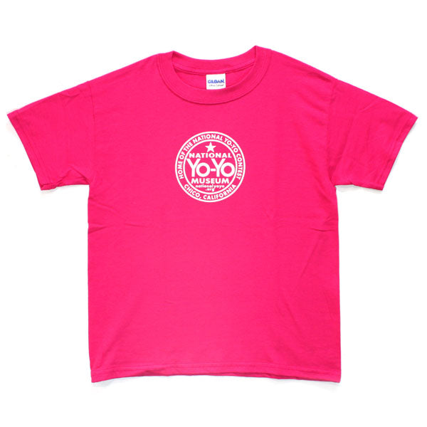 全米ヨーヨーミュージアム Tシャツ (ピンク)
