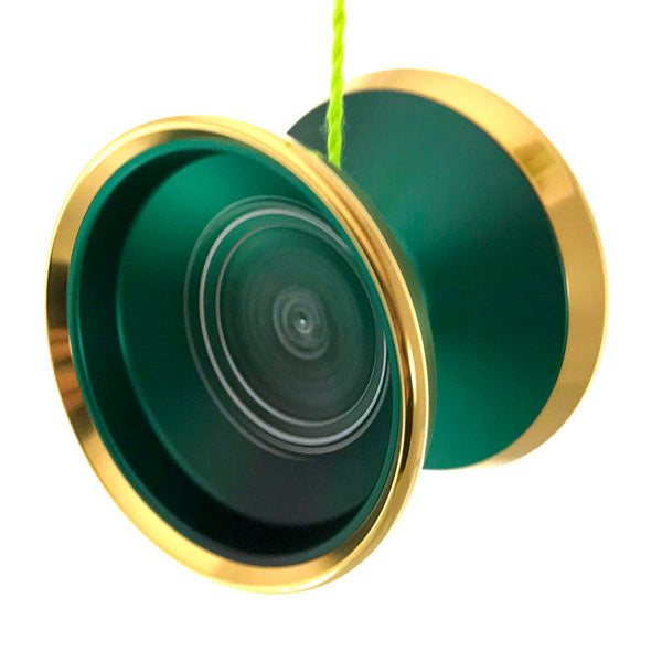 Black / Green / Gold Rim