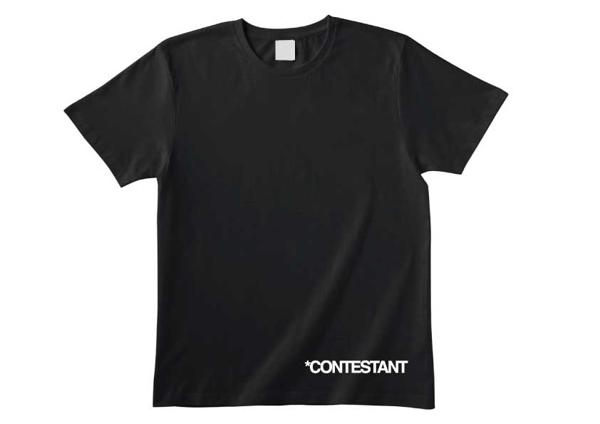 sOMEThING コンテスタント Tシャツ (ブラック) - サムシング