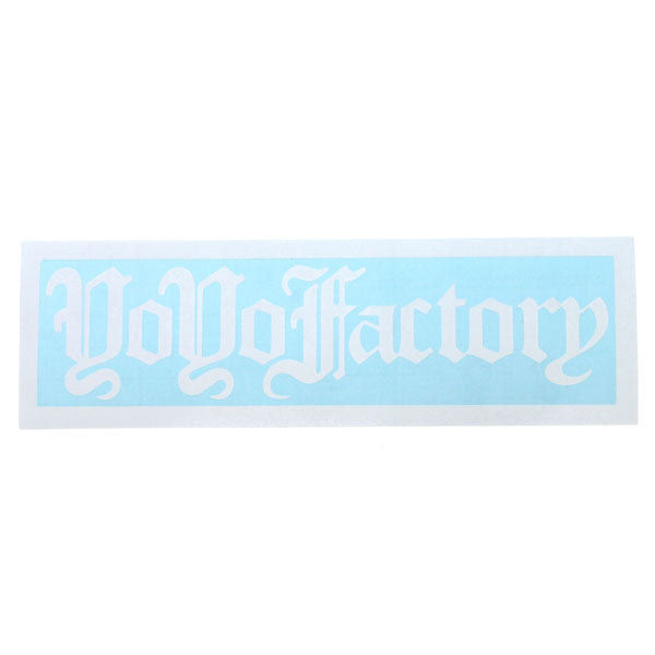 YoYoFactory Script Logo Decal