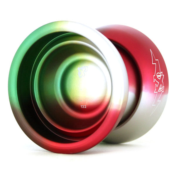 Silver / Red / Green