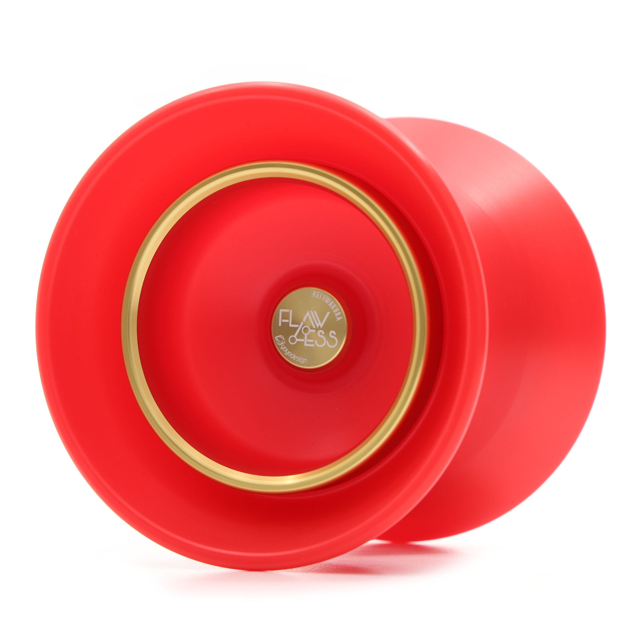 フローレス ホワイト/レッドリム C3yoyodesign フローレス (サイン入りポストカード付) - C3ヨーヨーデザイン