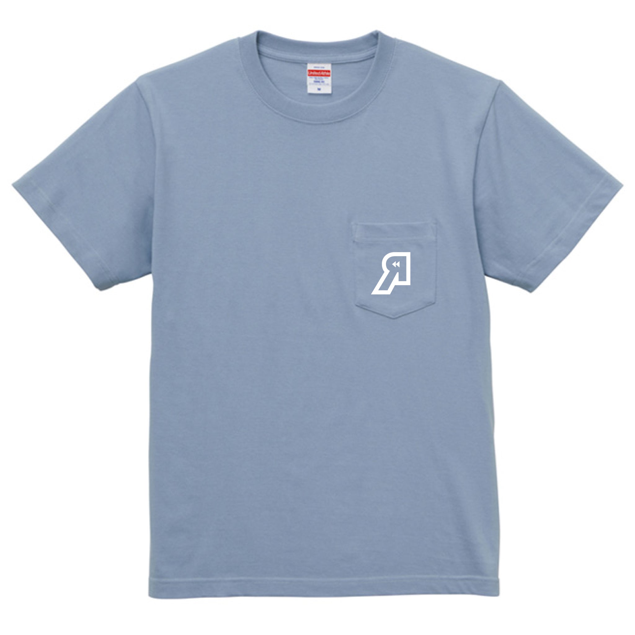 REWIND ポケットTシャツ (ブルー)