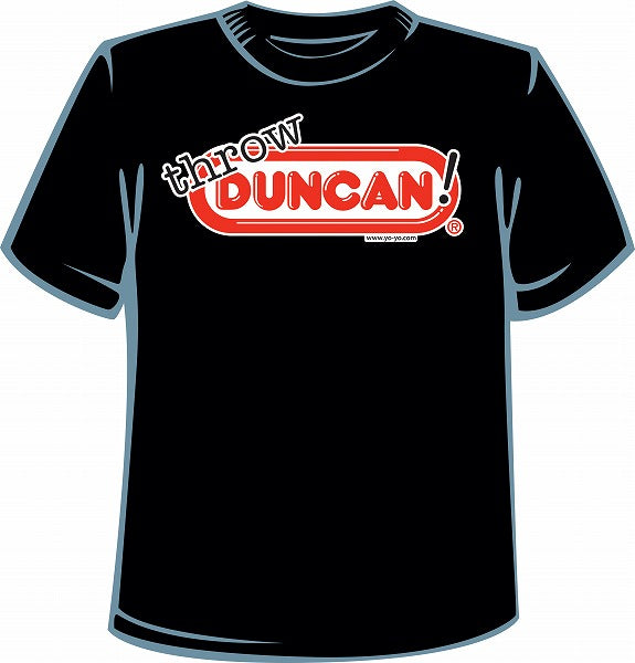 ダンカン Tシャツ (Throw Duncan!) ブラック