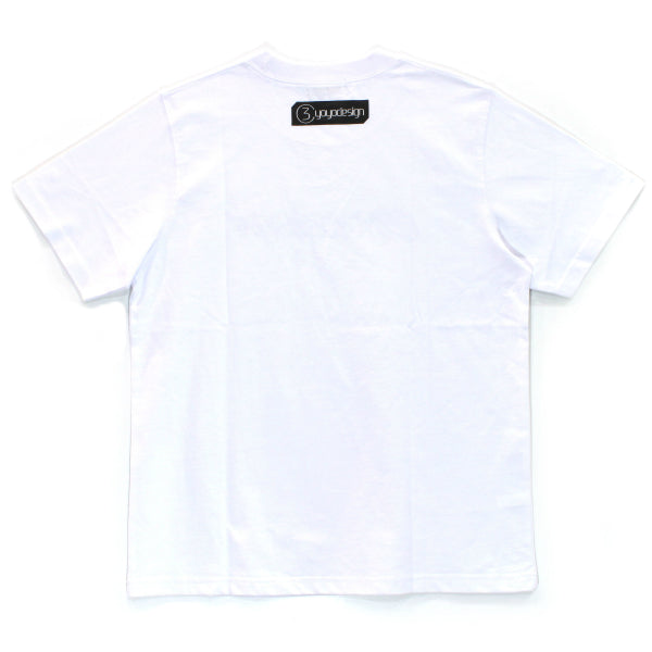 C3 ブラックロゴ Tシャツ (ホワイト)