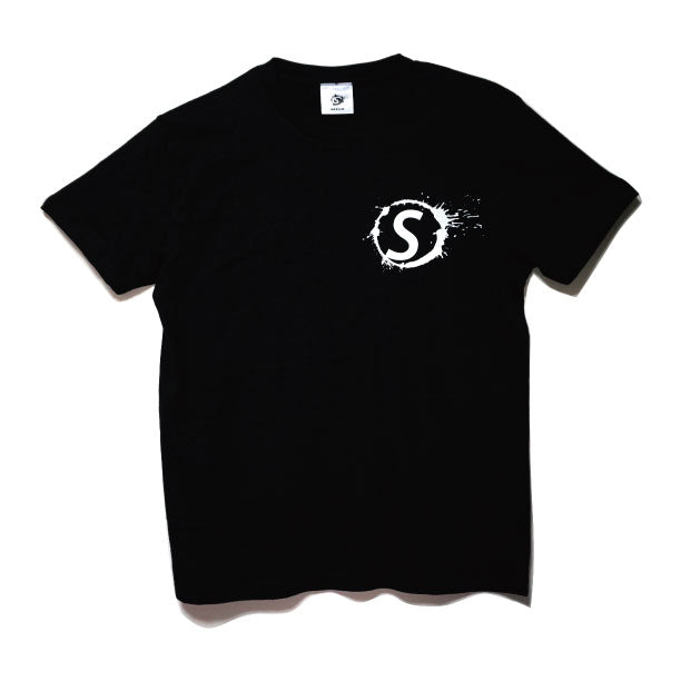 sOMEThING Sロゴ Tシャツ (ブラック)