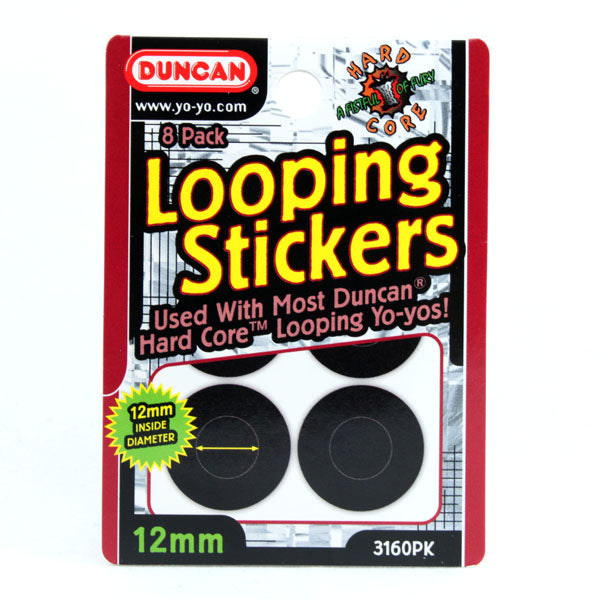 Duncan Looping Stickers ID 12mm x8