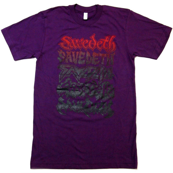 SaveDeth Tシャツ (METAL TOUR) Purple