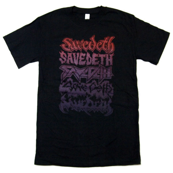 SaveDeth Tシャツ (METAL TOUR) Black