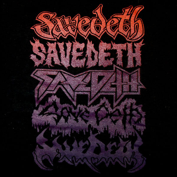 SaveDeth Tシャツ (METAL TOUR) Black