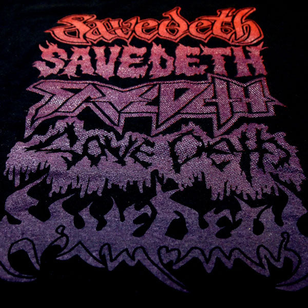 SaveDeth Tシャツ (METAL TOUR) Black