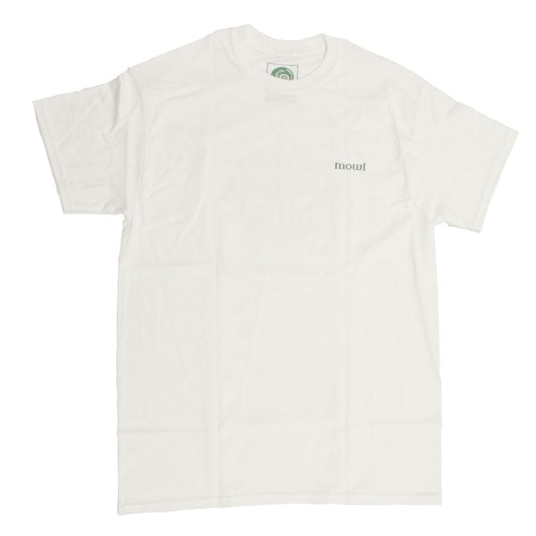 mowl サーベイランス ロゴ Tシャツ (ホワイト)
