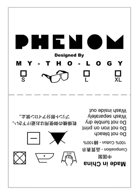 MY-THO-LOGY PHENOM Tシャツ (サングラス)スタイル2