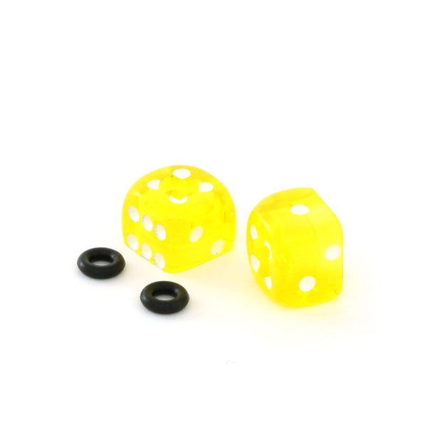 Clear Yellow (Yellow Translucent - White Pips)