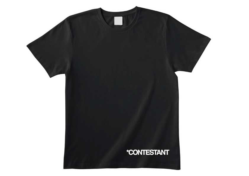 sOMEThING コンテスタント Tシャツ (ブラック)